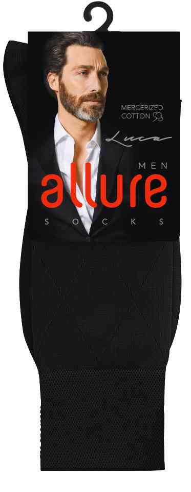 

Носки мужские всесезонные классика Luca, цвет: черный