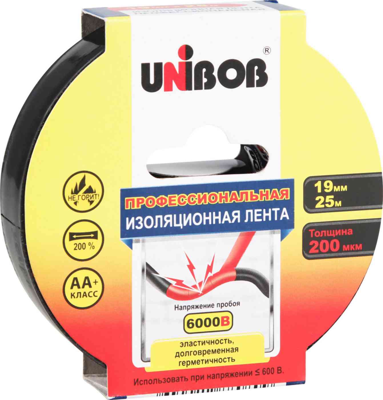 

Изолента профессиональная Unibob