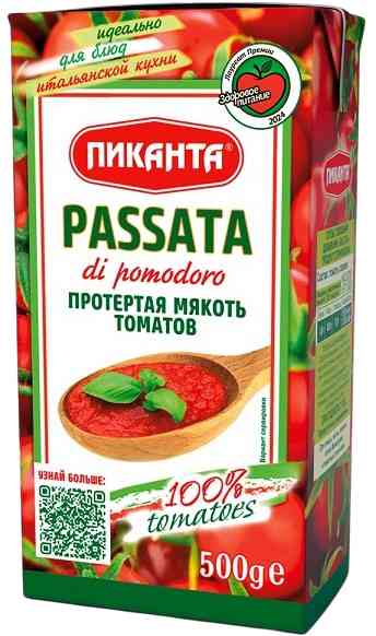 

Мякоть томатов протертая Пиканта