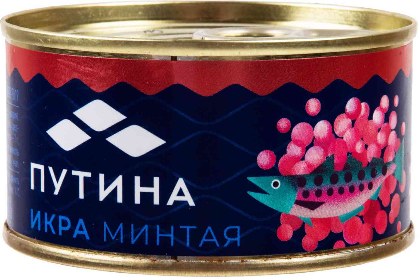 Икра минтая пробойная соленая Путина