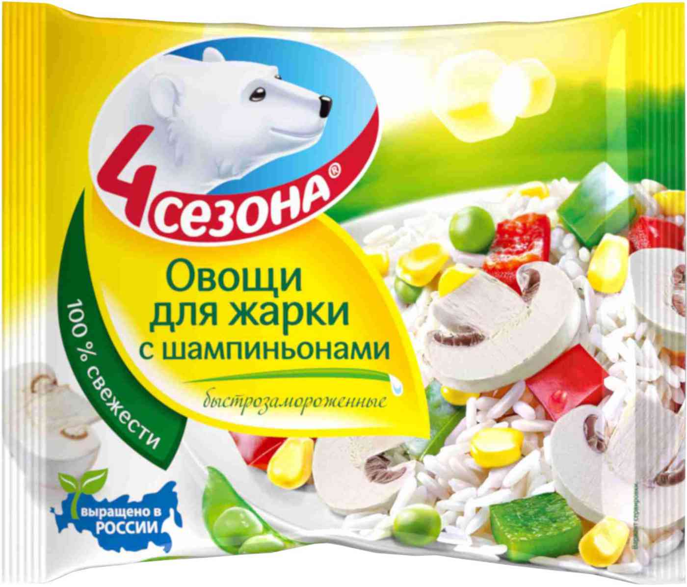 Овощи для жарки с шампиньонами 4 сезона