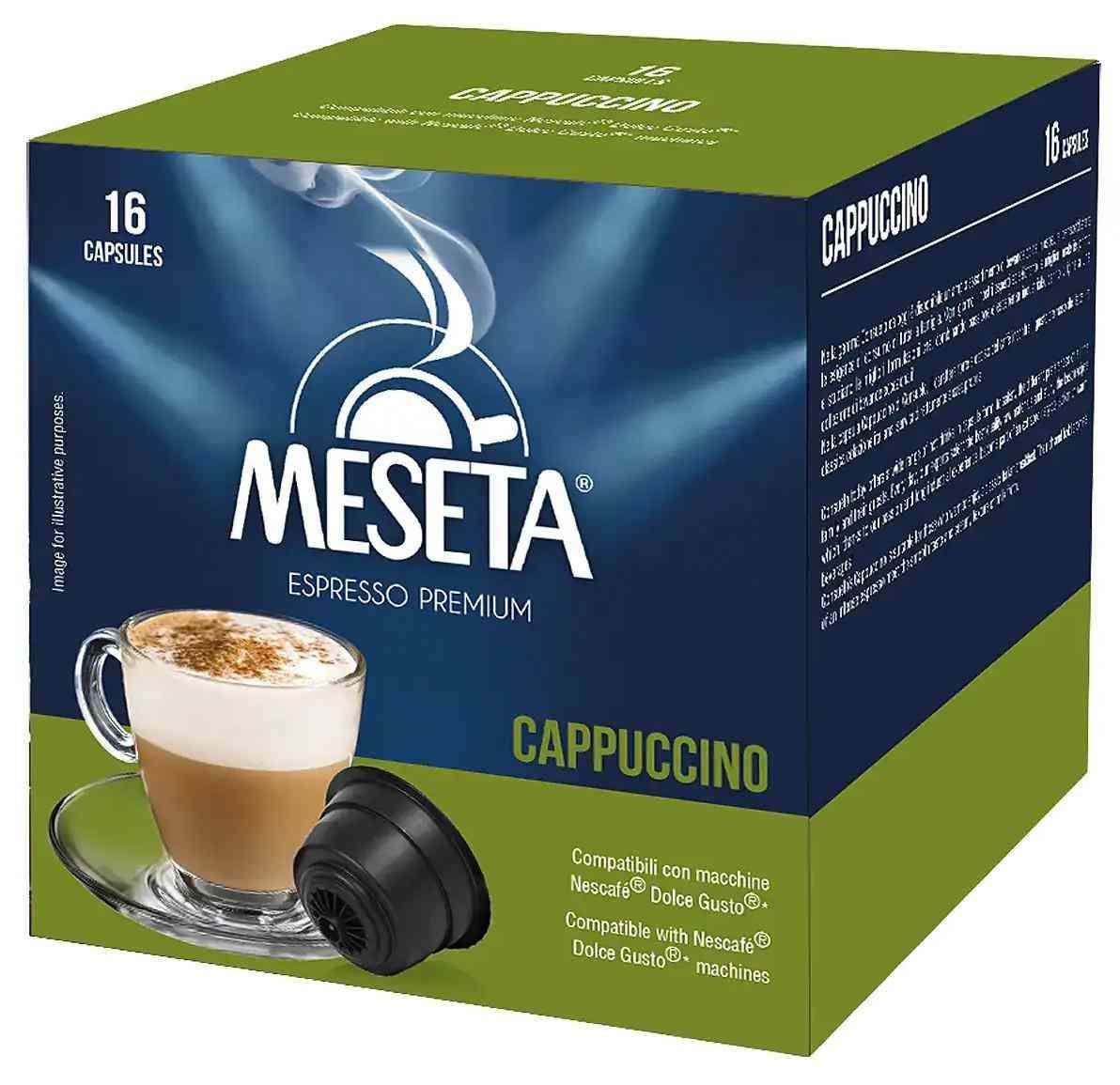 Напиток кофейный растворимый в капсулах Meseta Капучино