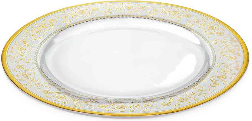 

Тарелка обеденная фарфоровая Империя