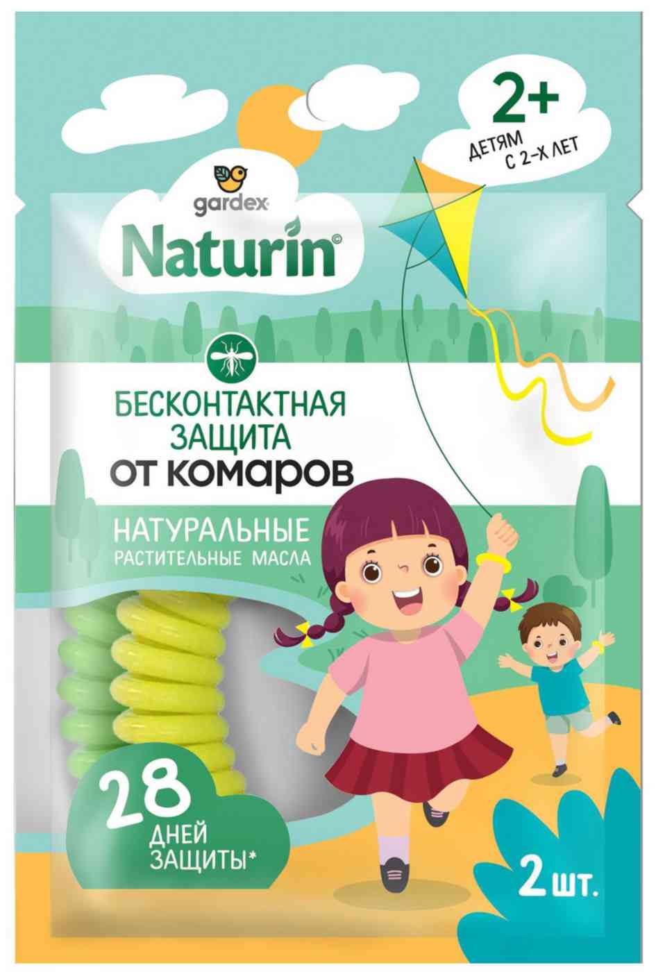 

Браслет от комаров для детей Gardex Naturin с 2 лет