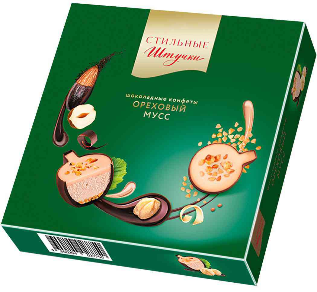 Набор конфет Стильные Штучки Ореховый мусс