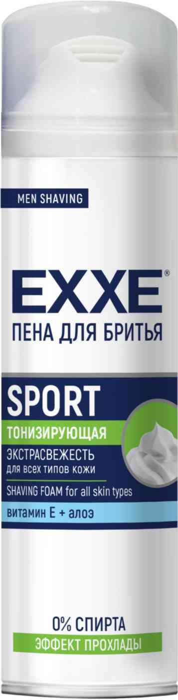 Пена для бритья тонизирующая Exxe