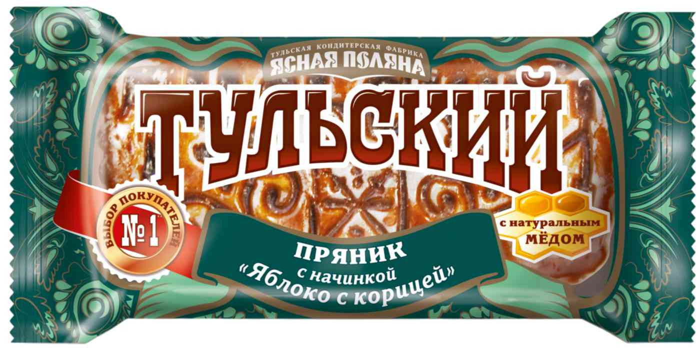 Пряник тульский Ясная Поляна яблоко-корица