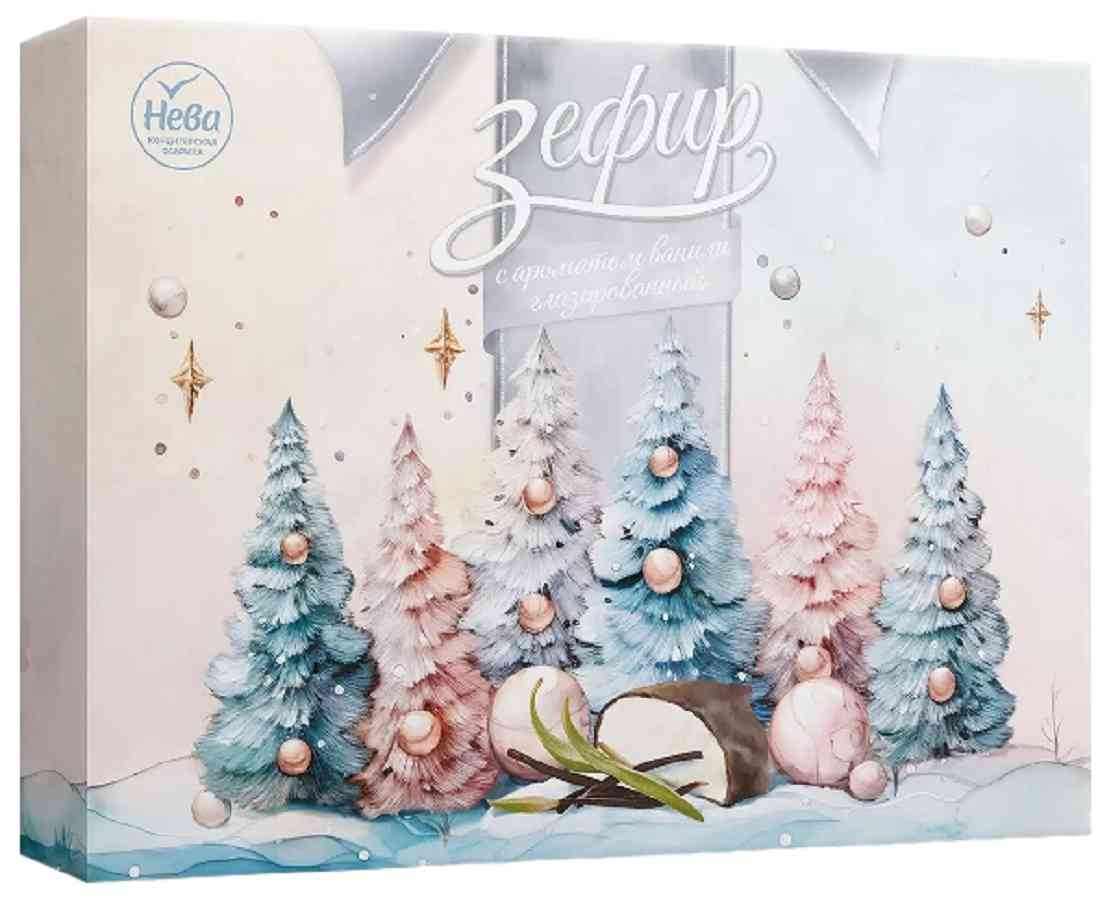 Зефир Нева глазированный ваниль