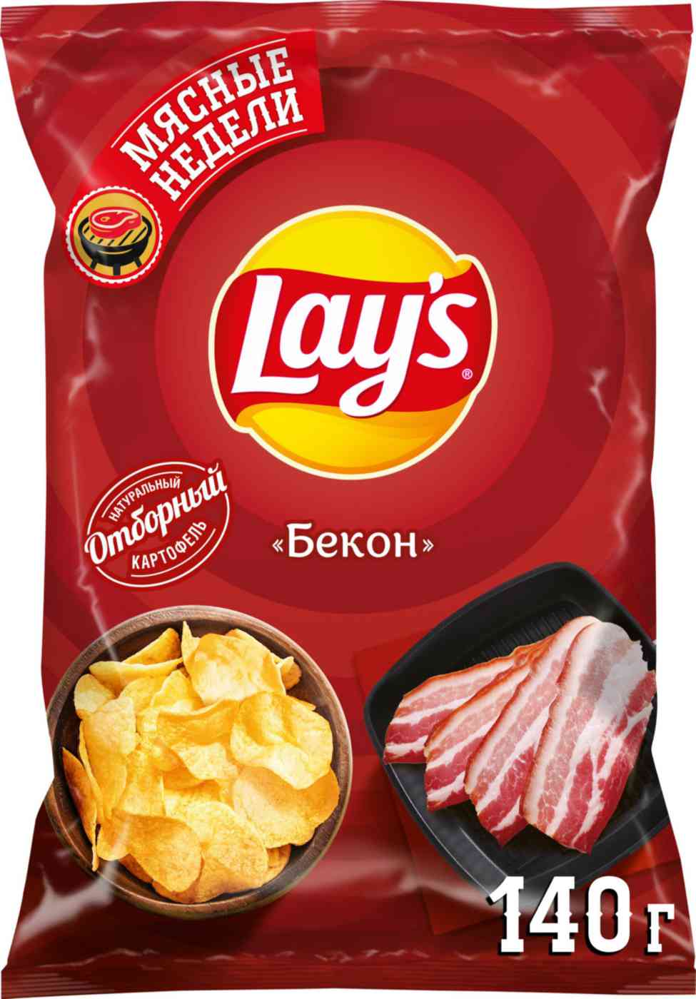 

Чипсы картофельные Lay's бекон