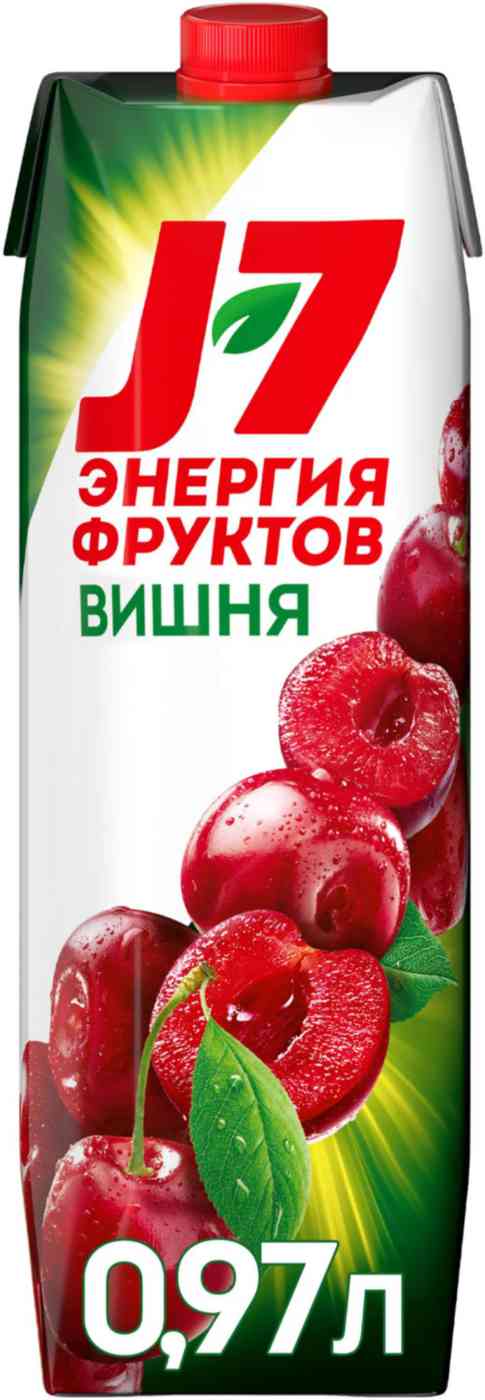 

Нектар J7 Энергия фруктов Вишня осветлённый