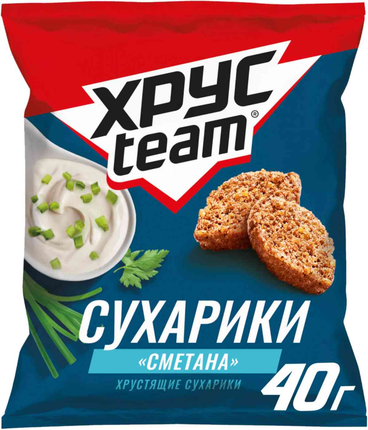 

Сухарики ХрусTeam Сметана