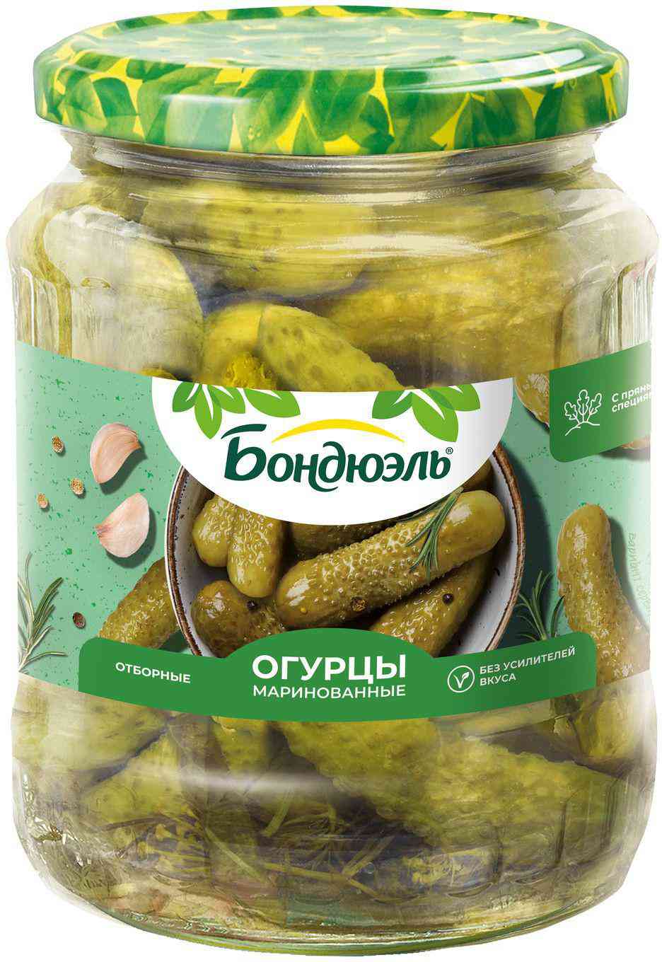 

Огурцы маринованные Bonduelle
