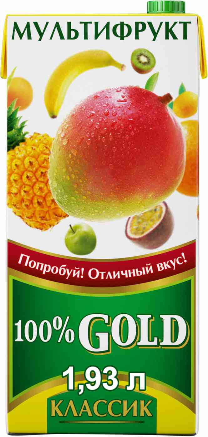 

Напиток сокосодержащий 100% Gold Классик Мультифрукт