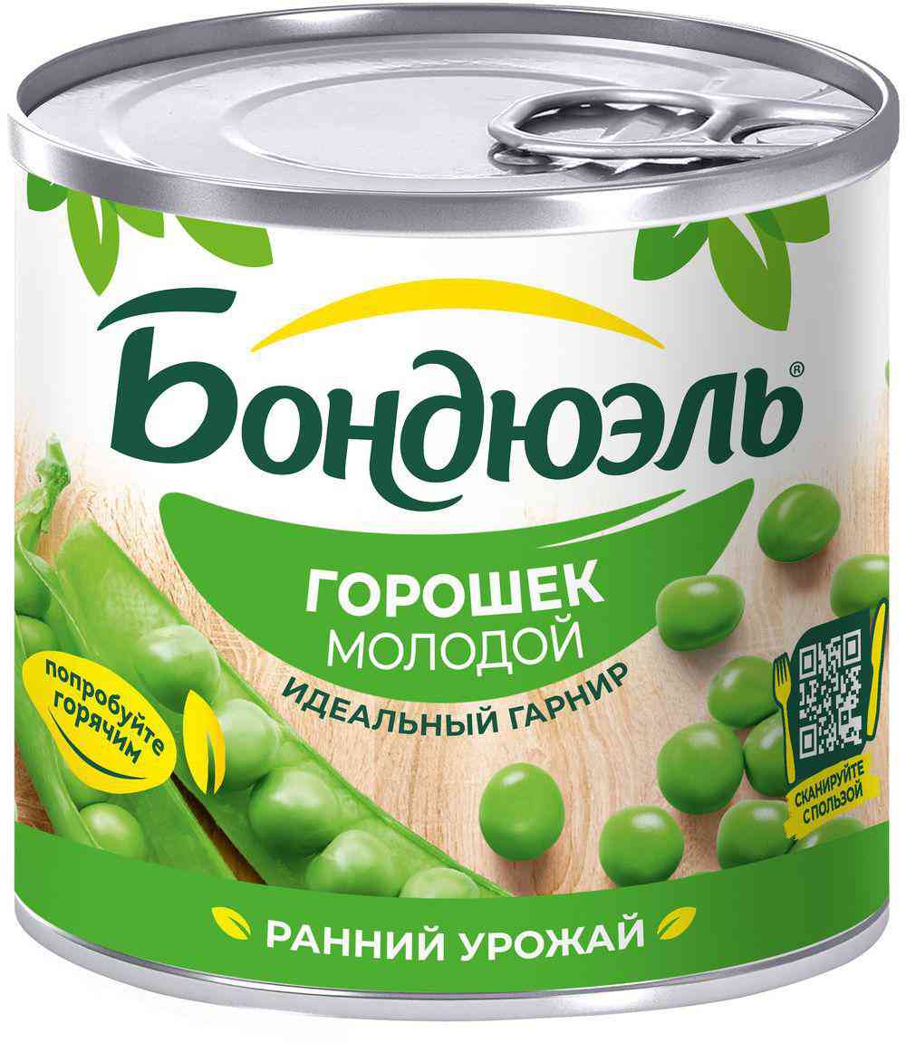 

Горошек зелёный молодой Bonduelle