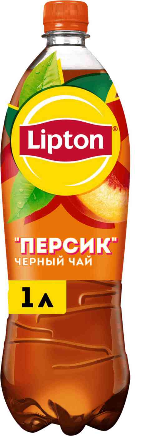 

Холодный чай чёрный Lipton Персик