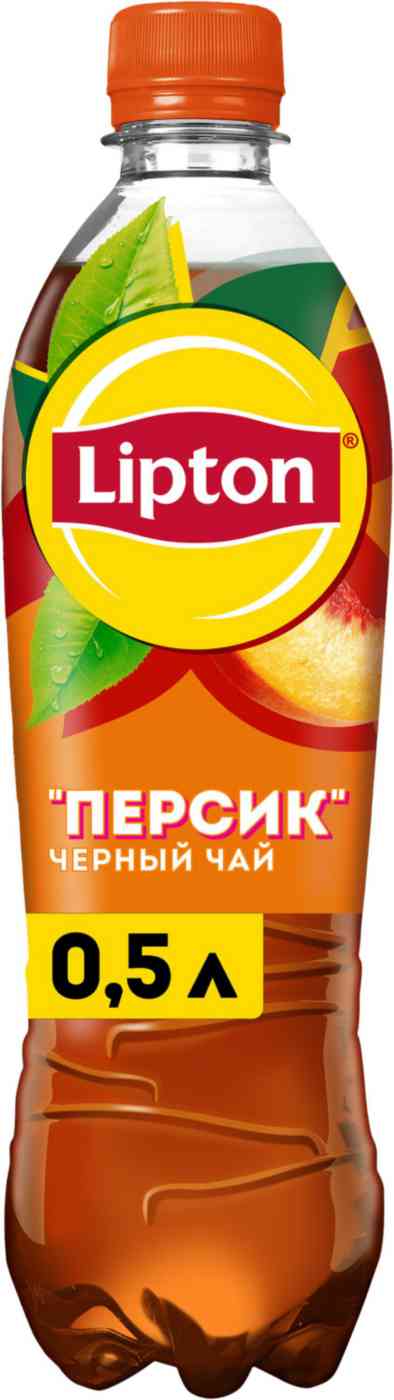 

Холодный чай чёрный Lipton Персик