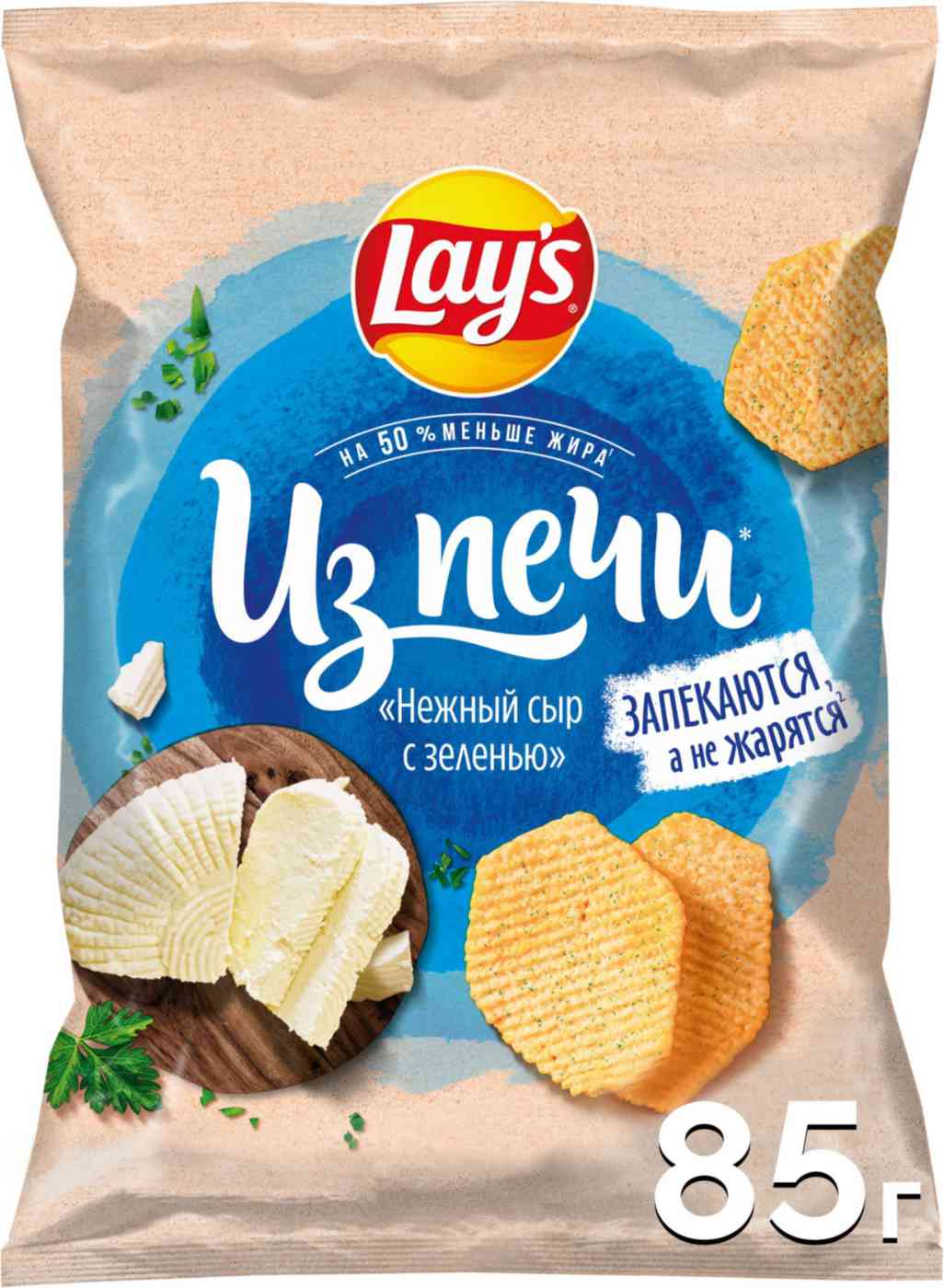 

Чипсы картофельные Lay's Сливочный сыр-Зелень