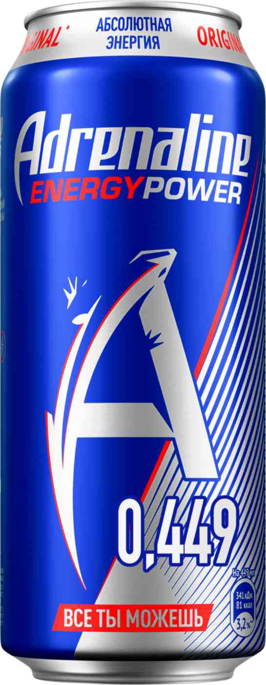 

Энергетический напиток Adrenaline Game Fuel