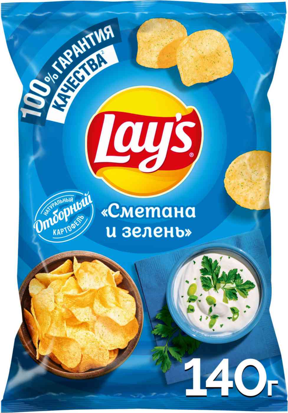 

Чипсы картофельные Lay's Сметана-Зелень