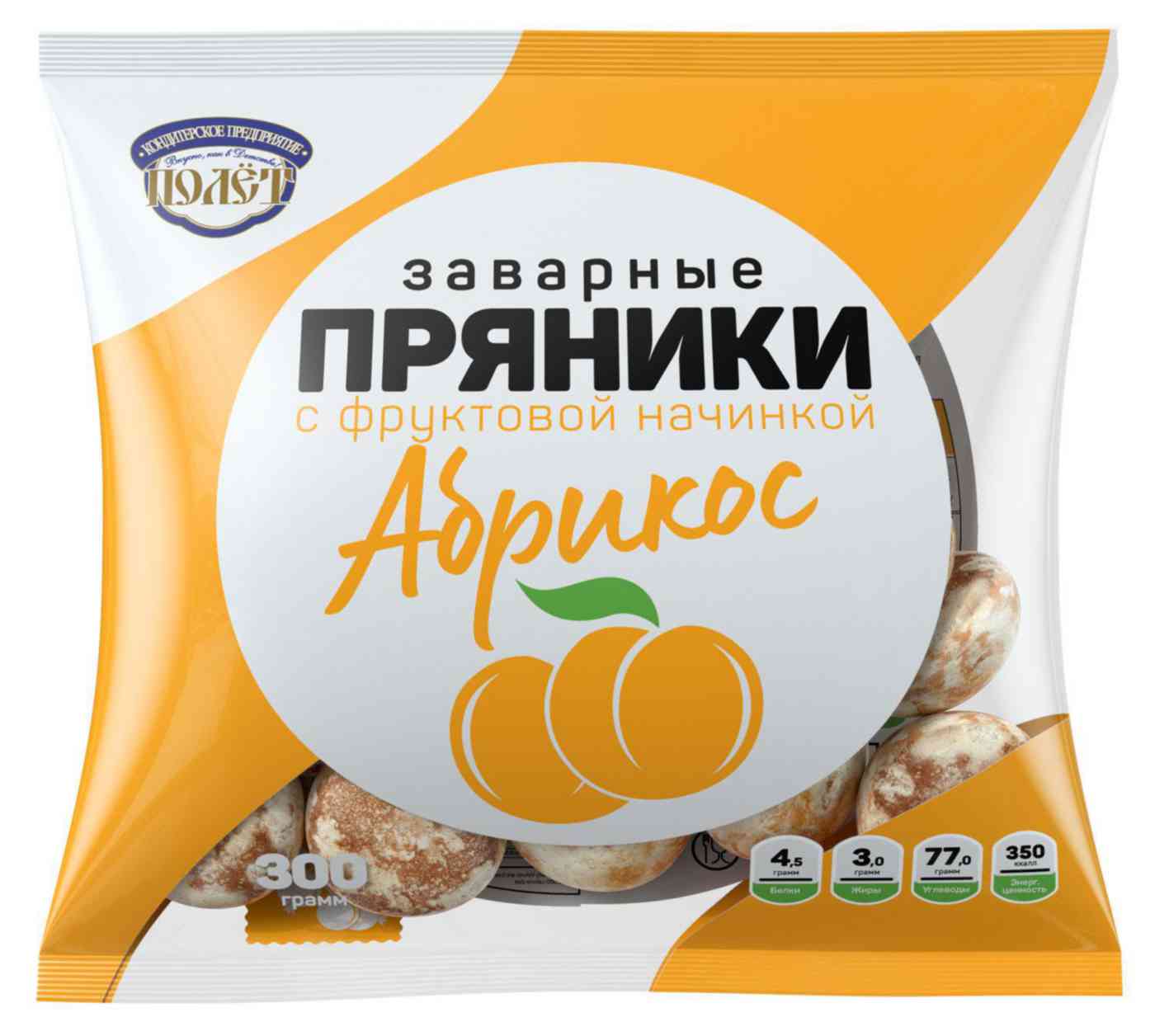 

Пряники заварные глазированные КП Полёт
