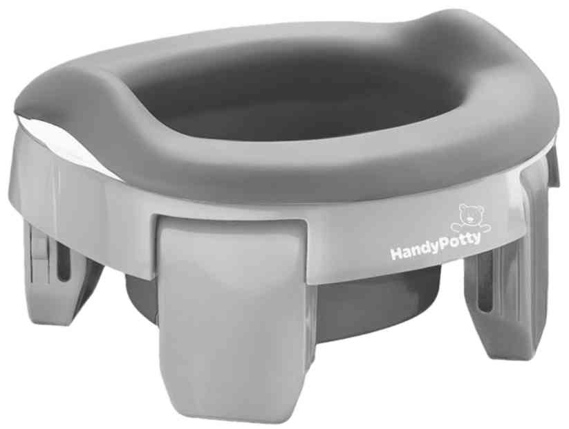 Горшок дорожный складной 3в1 Roxy Kids HandyPotty с многоразовой вкладкой и одноразовыми пакетами