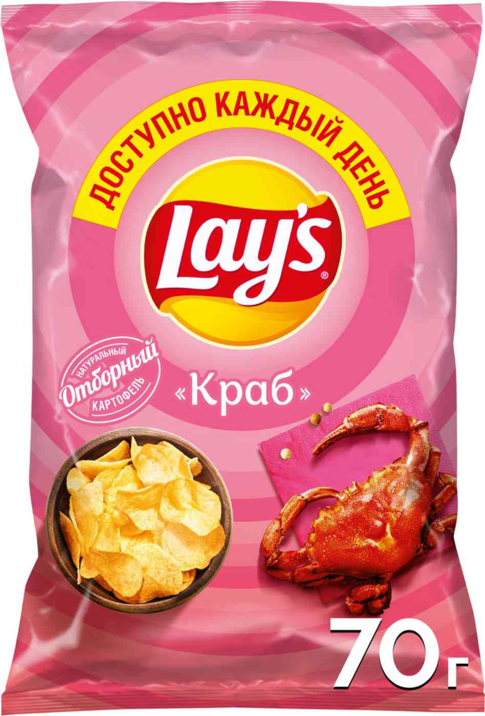 

Чипсы картофельные Lay's Краб