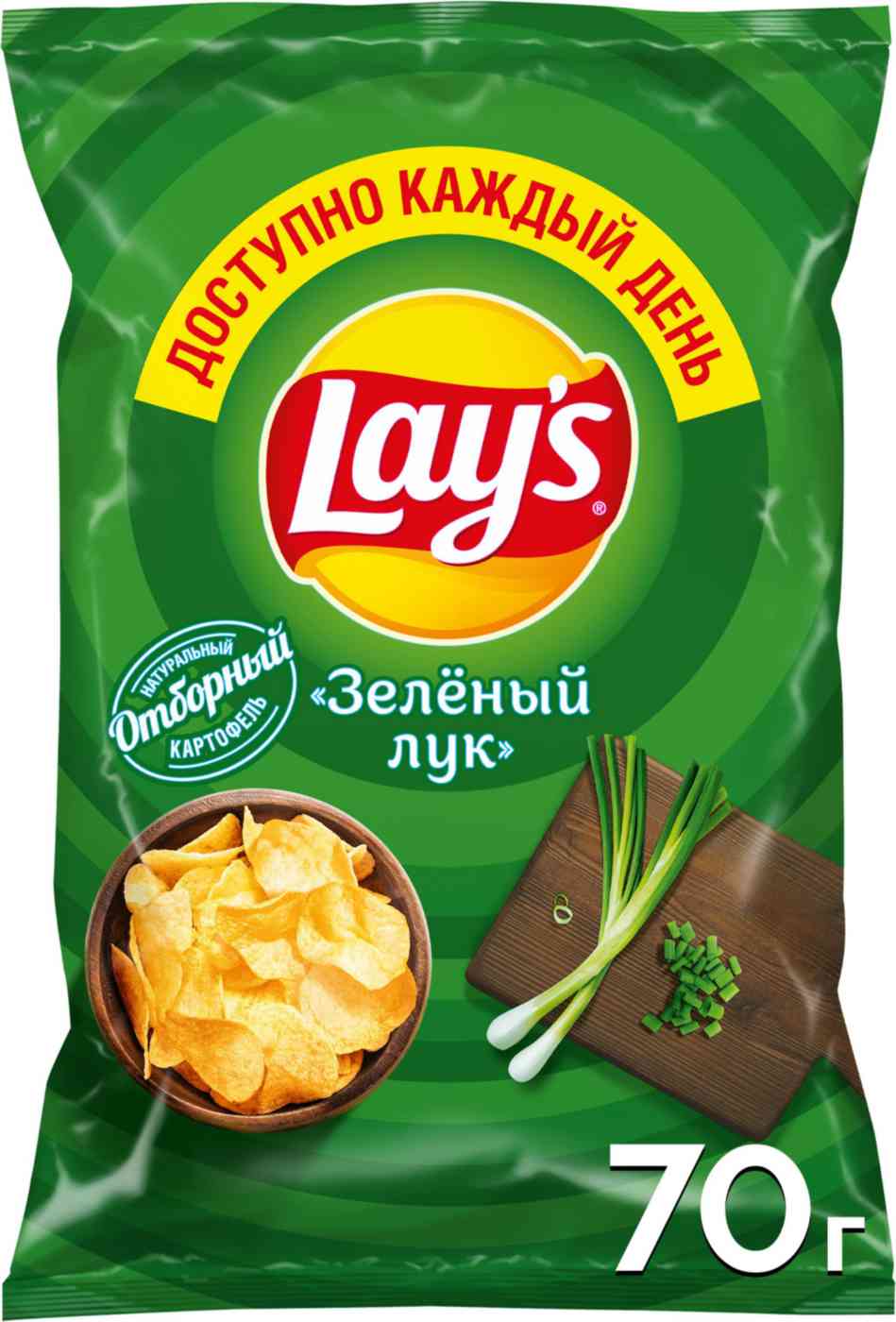 

Чипсы картофельные Lay's Молодой зеленый лук
