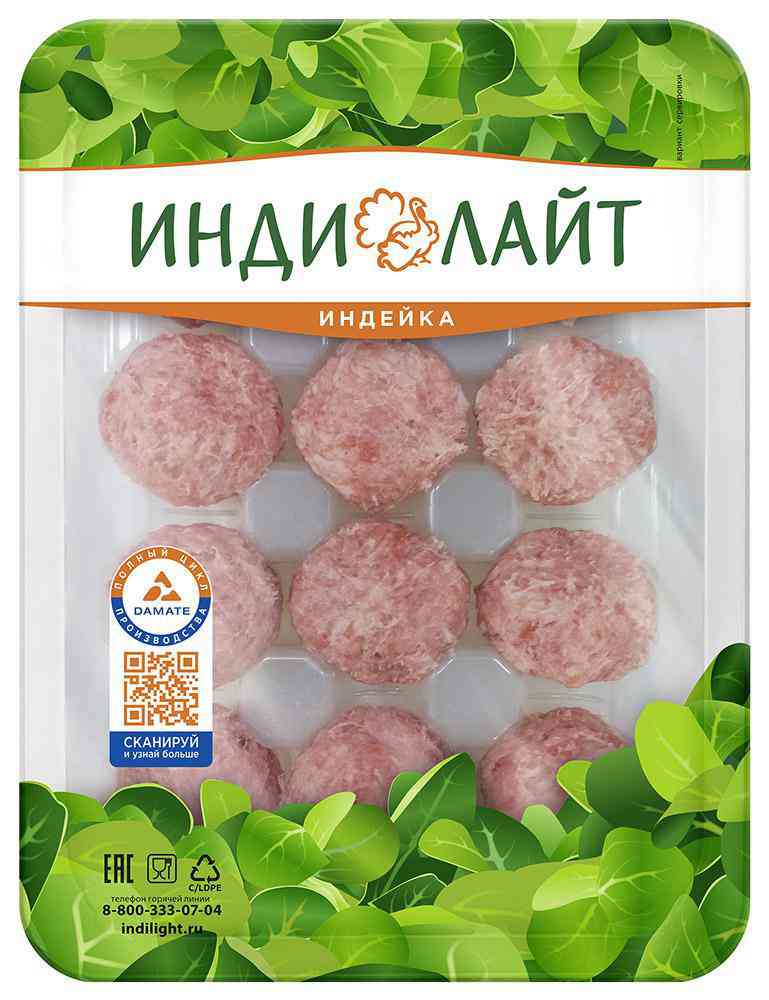 

Фрикадельки из индейки Индилайт