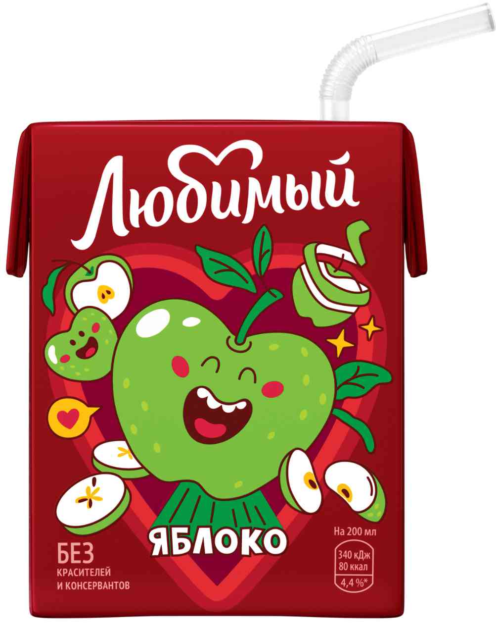 

Напиток сокосодержащий Любимый Яблоко