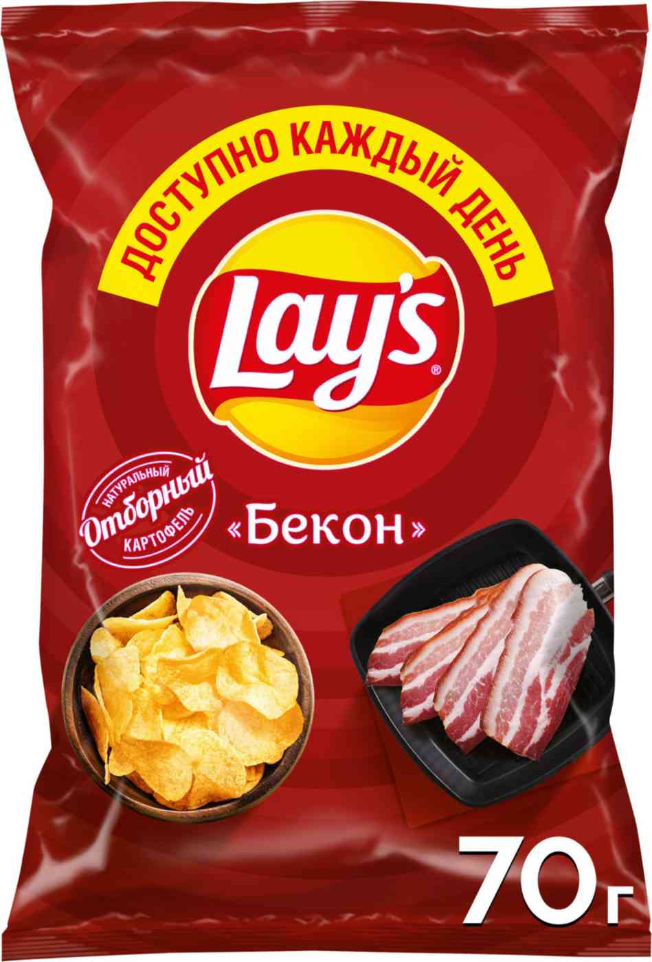 

Чипсы картофельные Lay's Бекон