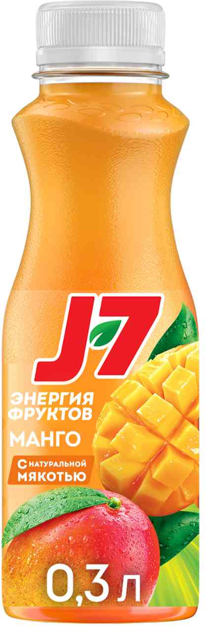 

Нектар J7 Энергия фруктов манго с мякотью