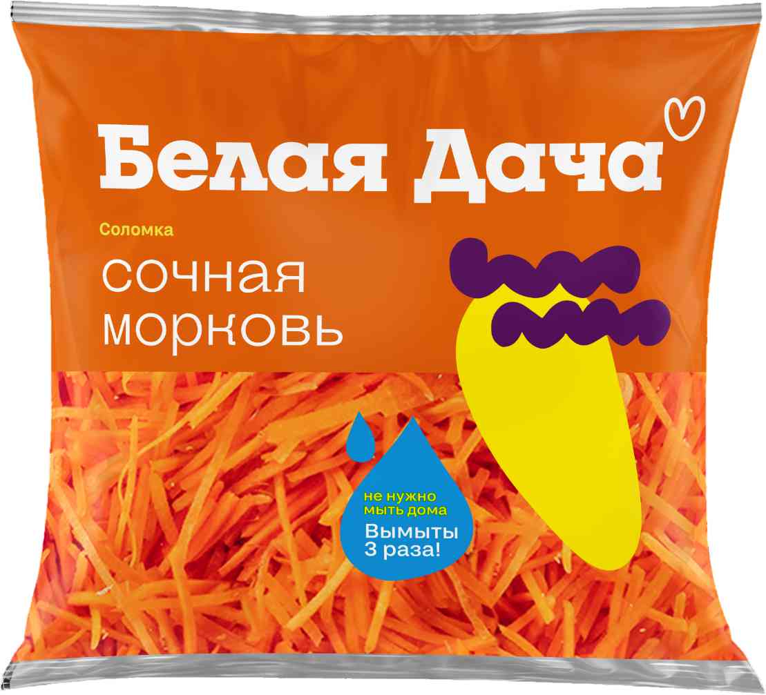 Сочная морковь  Белая Дача