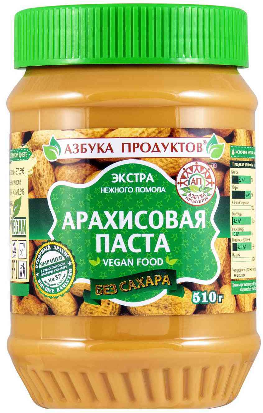 Паста арахисовая Азбука продуктов