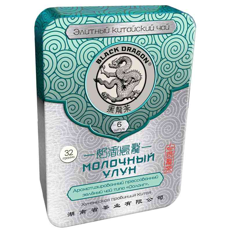 Чай Черный дракон Молочный Улун прессованый