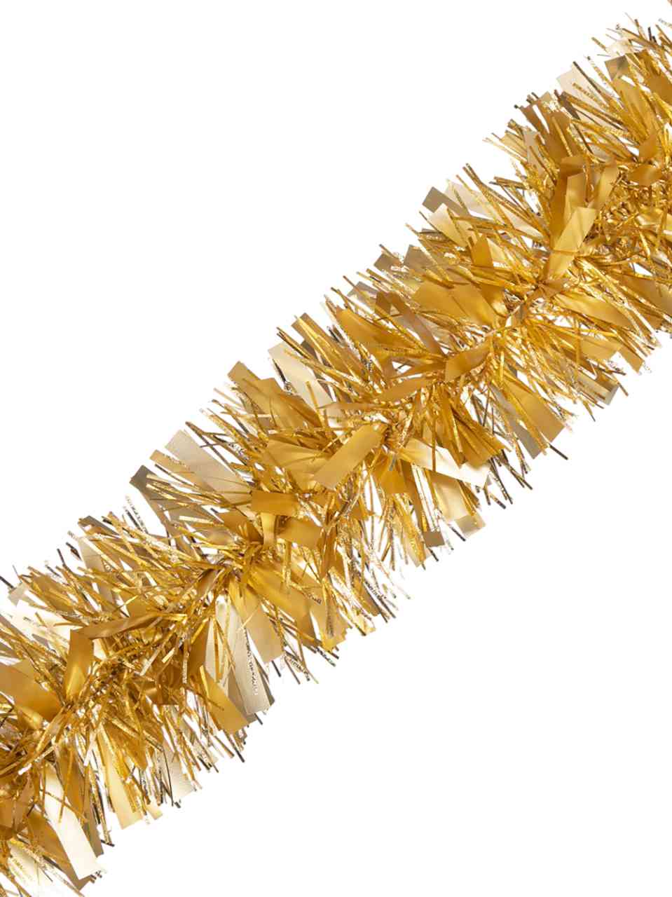 

Мишура новогодняя Феникс Презент широкая золотистая
