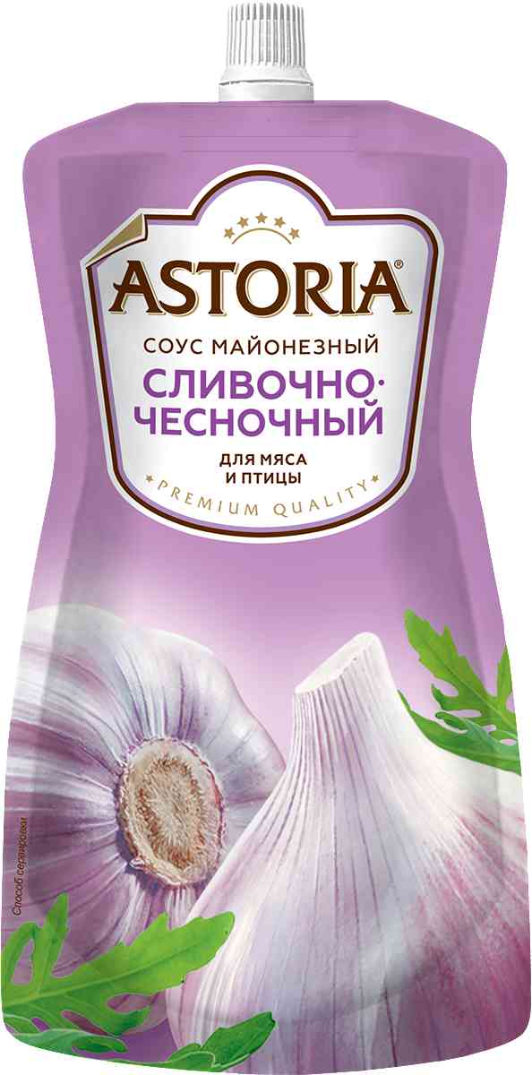 Соус для мяса и птицы майонезный сливочно-чесночный Astoria