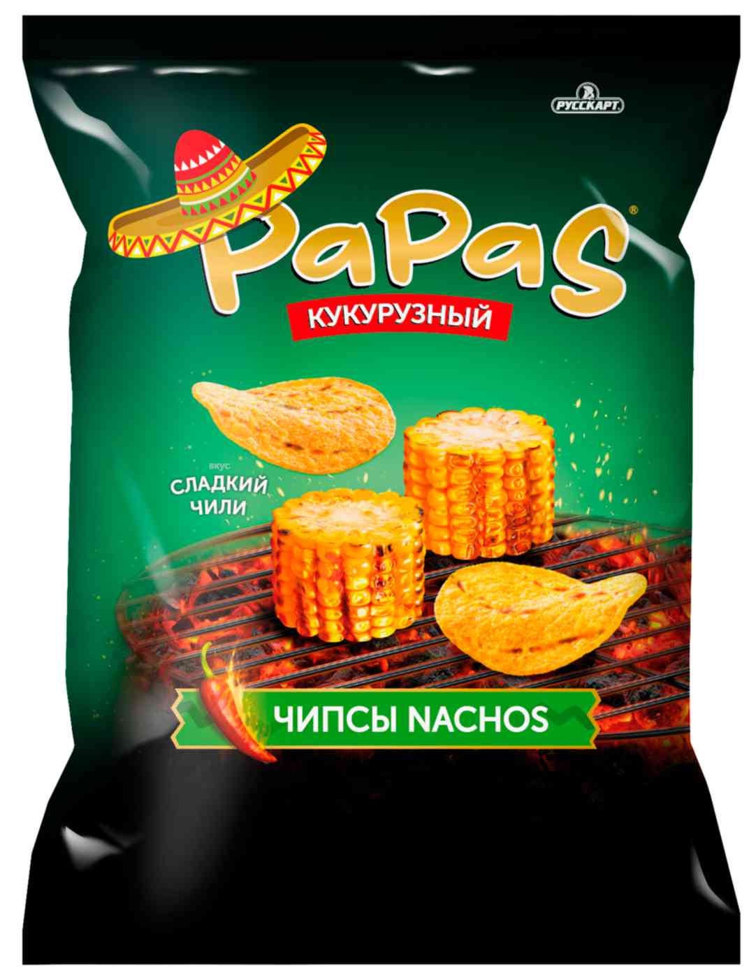 Чипсы кукурузные Papas