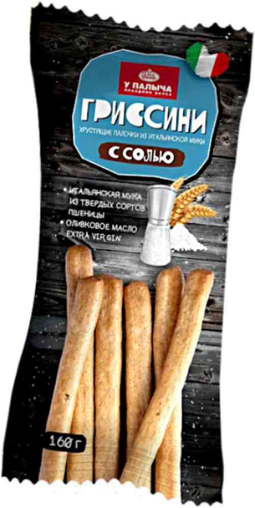 

Гриссини из итальянской муки У Палыча с морской солью