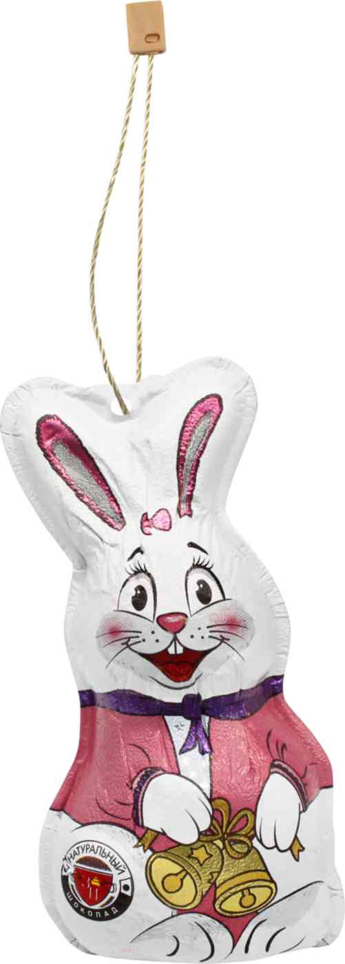 Шоколадная фигура из молочного шоколада Золотое Правило Весёлый кролик в ассортименте