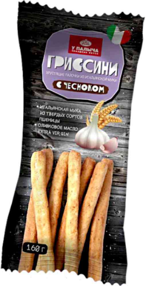 

Гриссини из итальянской муки У Палыча с чесноком
