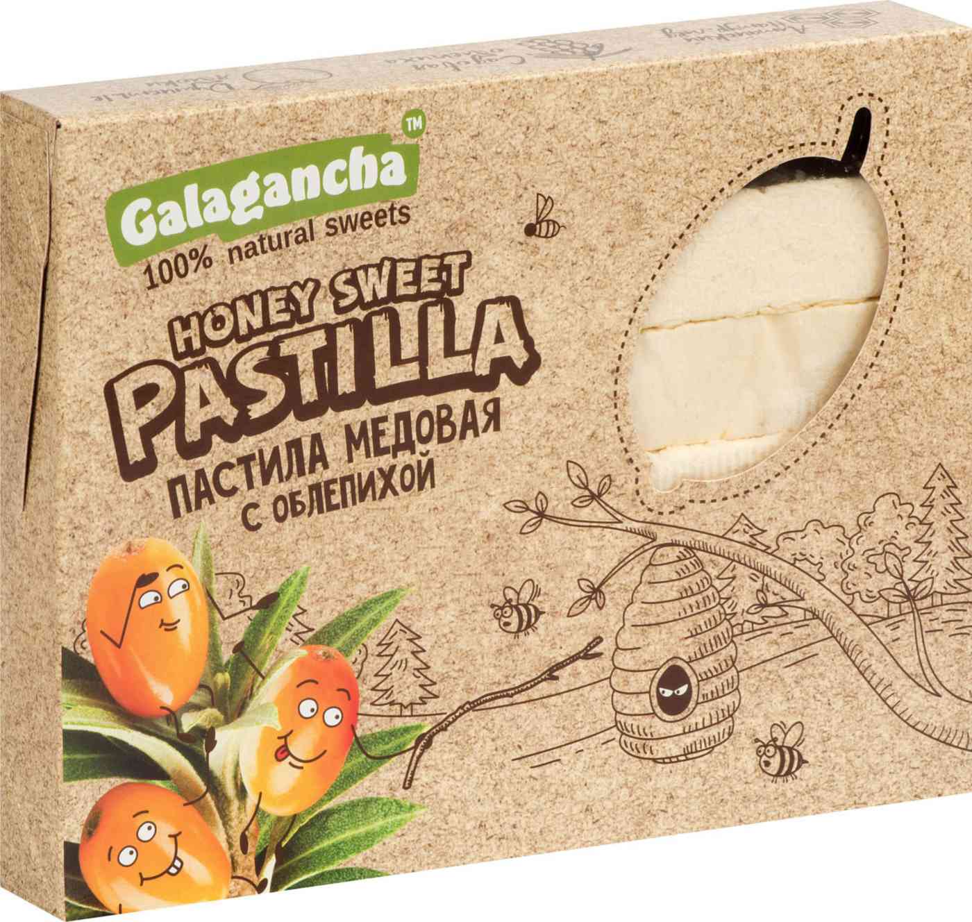 

Пастила медовая Galagancha с облепихой