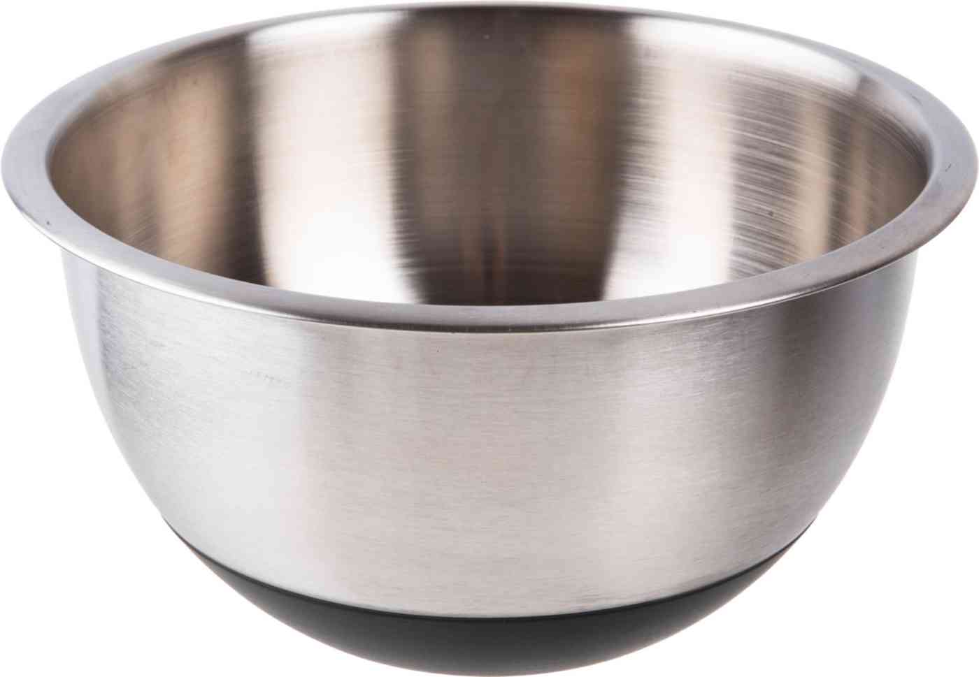 

Миска из нержавеющей стали с прорезиненным дном