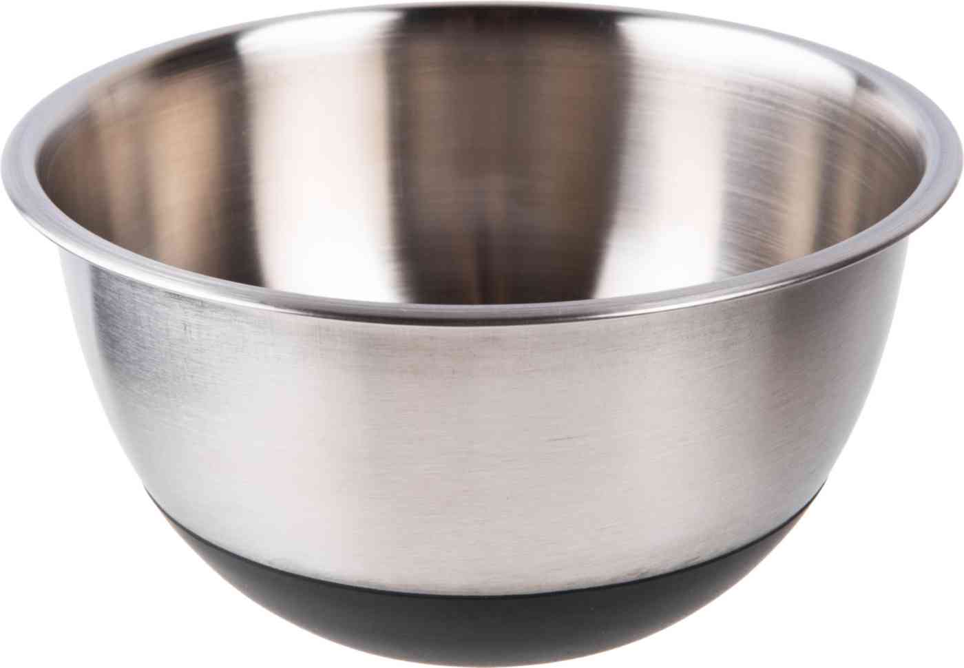 

Миска из нержавеющей стали с прорезиненным дном