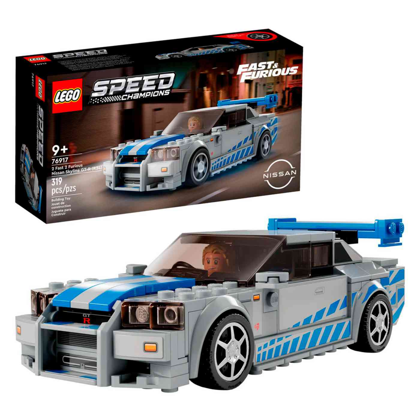 

Конструктор LEGO Speed champions 76917 Nissan 9+