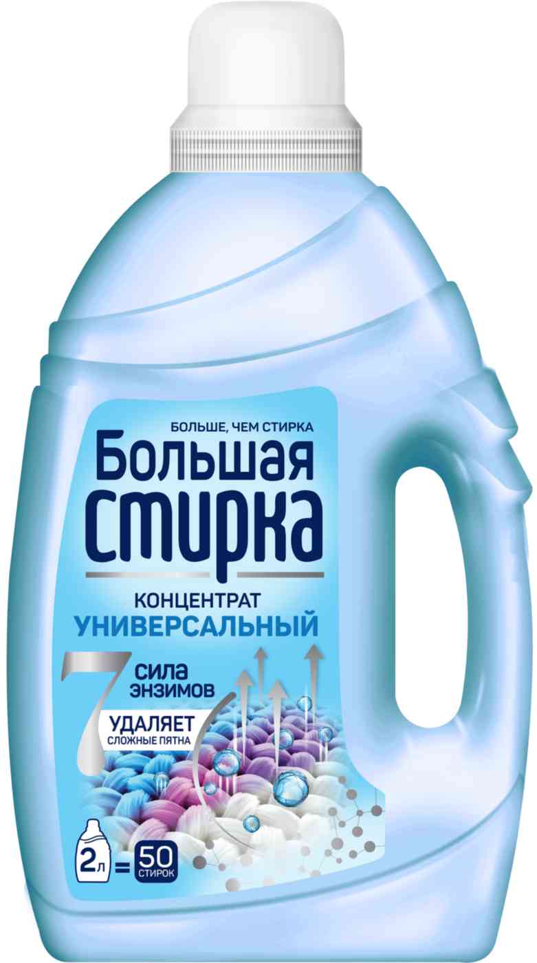 

Гель для стирки концентрат Большая стирка
