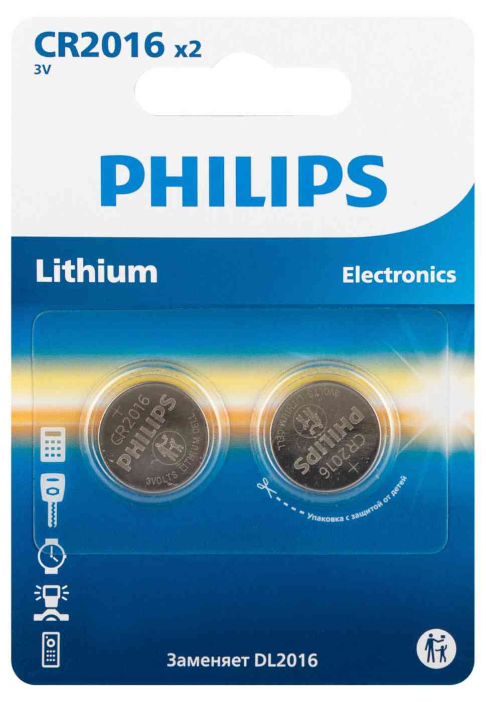 

Батарейки литиевые Philips