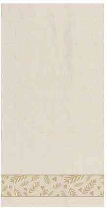 

Полотенце махровое Веточки цвет бежевый