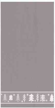 

Полотенце махровое Елочки цвет серый