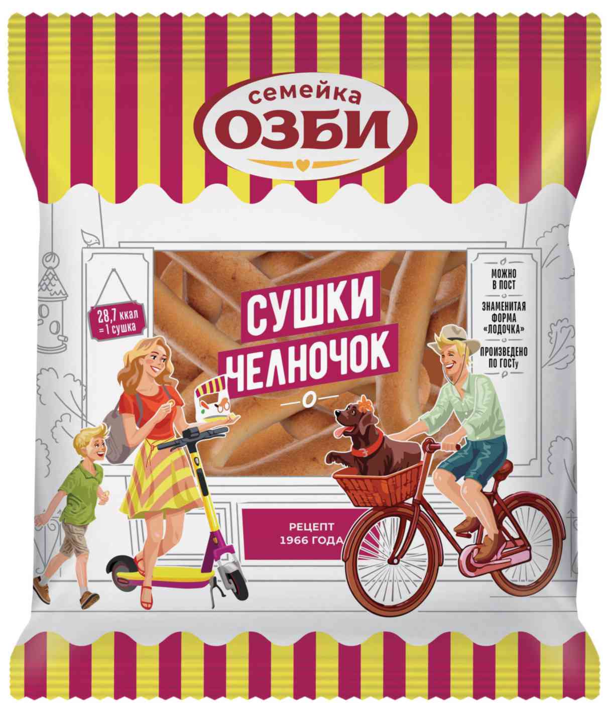 

Сушки челночок Семейка Озби
