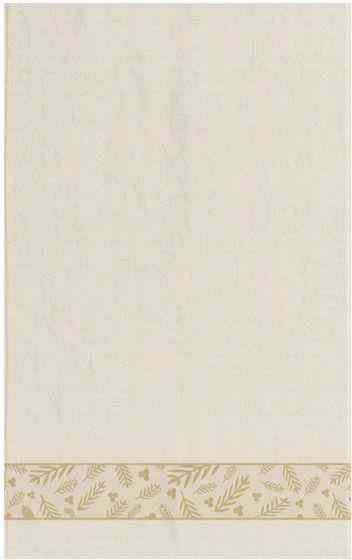 

Полотенце махровое Веточки цвет бежевый